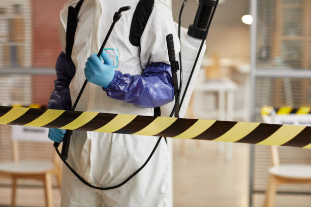 Professional Biohazard Cleanup technician working in Swayzee, IN